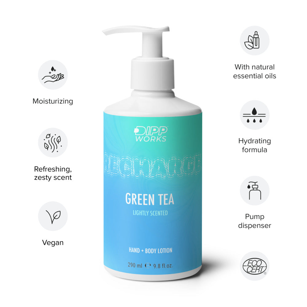 RECHARGE | Hand + Body Lotion | Green Tea